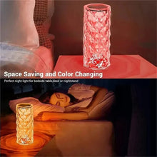 1 BUY GET 1 FREE 16 Colors Rose Rays Crystal Diamond Table Lamp